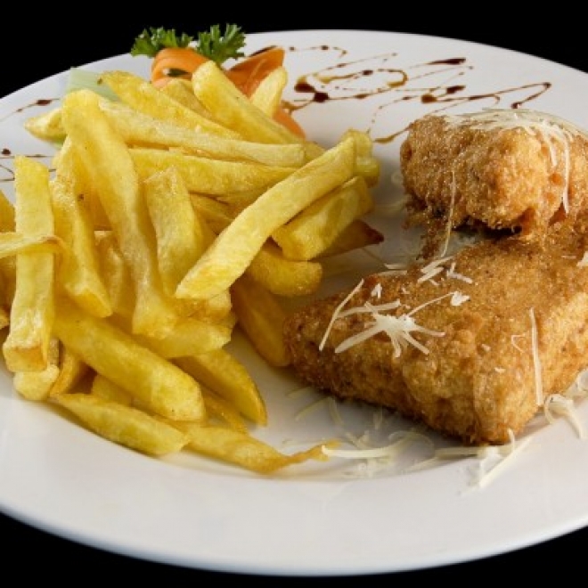  CASCAVAL PANE CU CARTOFI PRAJITI (350g)