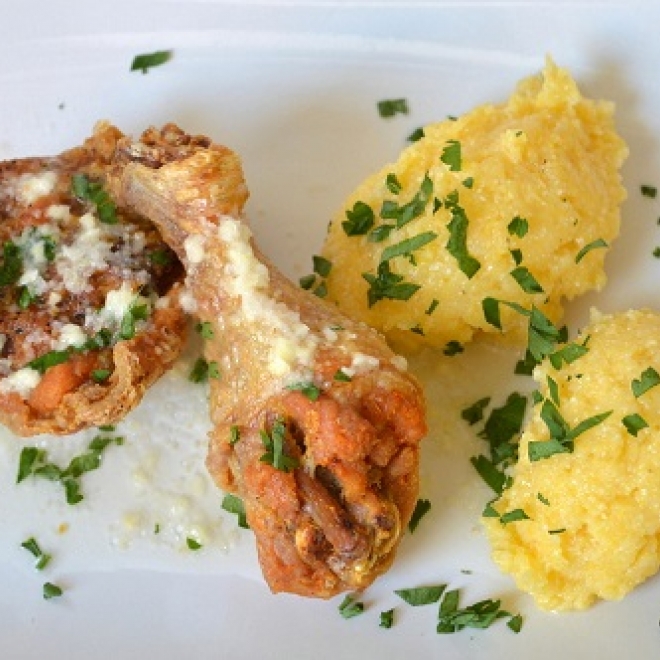  PULPE DE PUI LA CEAUN CU MAMALIGA (400g)